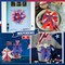 10 Pcs 4th of July Patriotic Ribbons Yards Patriotic Burlap Wired Edge Ribbon Mesh Red Blue White Wrapping Crafts for Independence Day